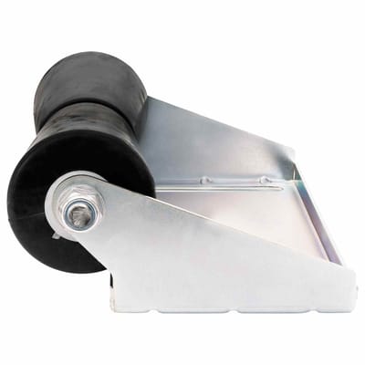 vidaXL - Boot - Trailer - Roller - met - Beugel - 30,5 - cm - Gegalvaniseerd - staal