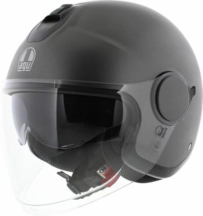 AGV Eteres Jethelm Asfalto mat grijs