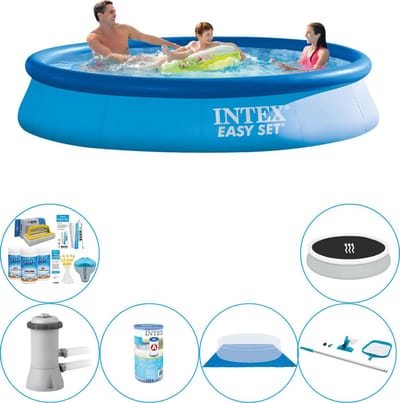 Zwembad Combinatie Set -  Easy Set Rond 366x76 cm