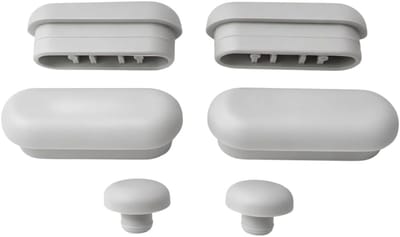 Toiletbril rubber - Toiletring onderdelen - Toilet reparatie - Set van 6 stuks - H4 H6 H8 H10 H12