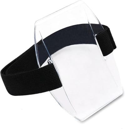 Arm Badge Houder - Kaarthouder Riem - Identificatie Tonen - Verstelbare Riem - Niet Gespecificeerd - Zwart