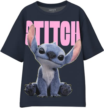 NAME IT - NKFNIBUS STITCH NREG SS TOP LNOOS WDI - Meisjes - T-shirts