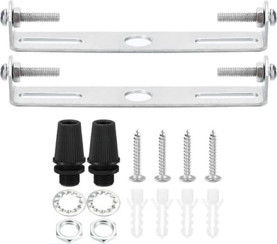 Plafondlampenset 100 mm met Montagebeugel en Schroeven voor Wand- en Hanglampen