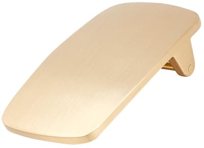 Dailygoods- Riemgesp Massief Messing - 1,5 Inch Vierkante Riemgesp - Heren/Riemgesp - Zware Riemgesp - Blanco Riemgesp - 7,8x4,9cm