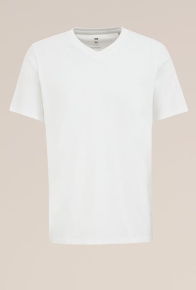 WE Fashion Heren Regular fit T-shirt van 100% katoen