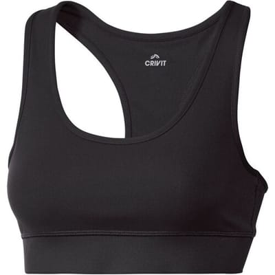 CRIVIT Dames sport-BH (Zwart, XS (32/34))