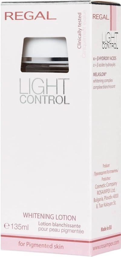 Regal Light Control Whitening Lotion – Pigmentvlekken Verwijderen – Pigment Serum Met Vitamine C – Voor Een Egale Huid - 135ml