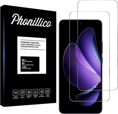 Screenprotector geschikt voor Oppo Reno 13 F 5G - 2 stuks Beschermglas van glas Transparante glazen schermbeschermfolie