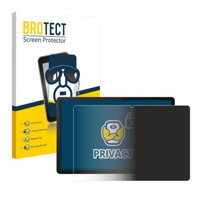 BROTECT - privacy screenprotector voor Lenovo Tab P12 2023 - Folie Beschermfolie Blauwlichtfilter