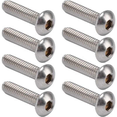 100 stuks knoopkop inbusschroeven M4 gegalvaniseerd staal voor precisie machines