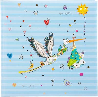 GOLDBUCH GOL-24446 TURNOWSKY babyalbum ADEBAR blauw als Fotoboek, 25x25 cm