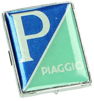 Piaggio Logo klik voorscherm model origineel euro-2/4/5 gts alle mod., lxv, primavera, sprint, vespa lx