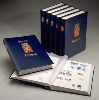 De insteekboeken G met landswapen Finland van DAVO