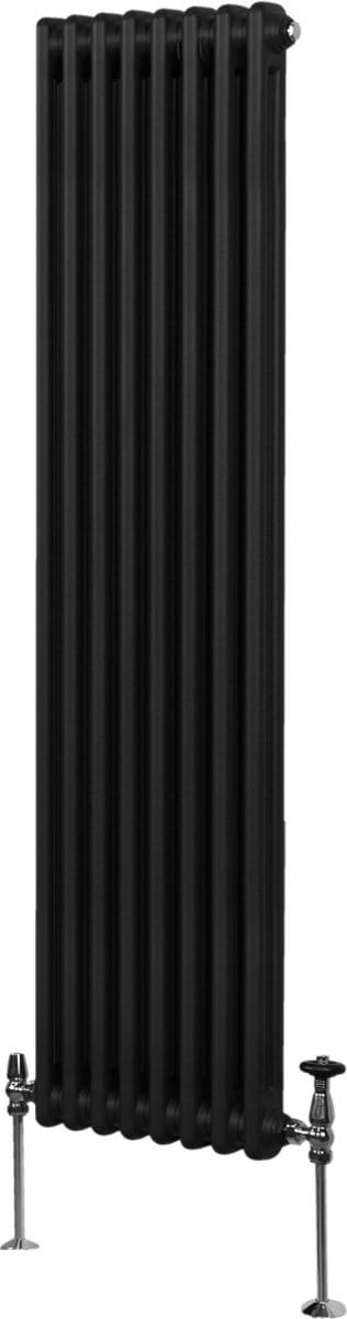 2-kolomsradiator - zwart - 1800x382 mm - 15 jaar garantie