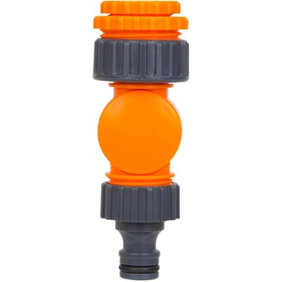 Tuinslangaansluiting Kraanadapter voor 1/2 inch slang Plastic snelkoppeling voor bewatering Irrigatie orange