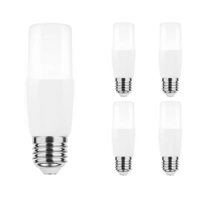 Modee E27 LED Buislamp 9W - 700lm - 6000K - Daglicht Wit - LED Afzuigkaplamp - Vervangt 70W Gloeilamp - 5 stuks