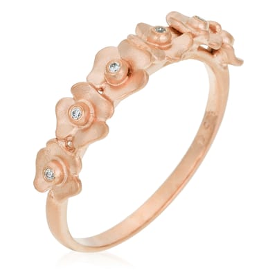 Orphelia Dames 925 Sterling Zilveren Ring - Roze ZR-3934/1