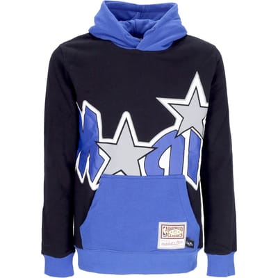 Herenhoodie Nba Big Face Hoodie 5.0 Hardwood Classics Orlmag Zwart