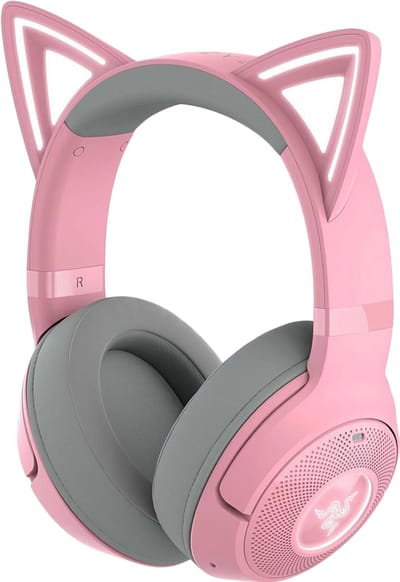 Razer Kraken Kitty V2 BT - Draadloze Gaming Headset - RGB Verlichting - Quartz Edition - Różowe
