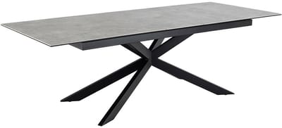 Giga Living Eettafel Jorvik - Uitschuifbaar Grijs Keramiek - 240x100x76cm