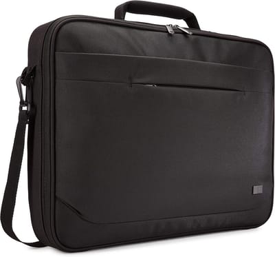 Laptoptas 17,3 inch met tabletvak en -schoudertas - Zwart