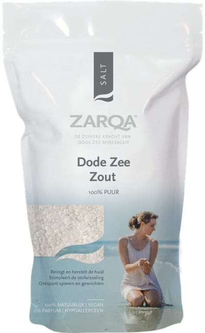 Zarqa 100% Dode Zeezout - 6 x 1000 gr - Voordeelverpakking
