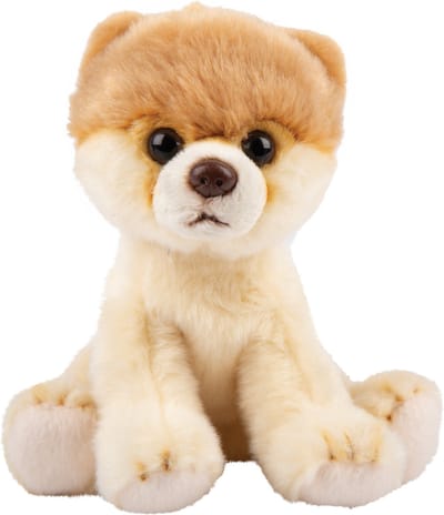 Suki Gifts Knuffel hond - Pomeranian - 13 cm - Dwergkeeshond - pluche
