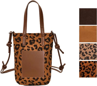 Dames telefoon tas van zacht suede, ideaal voor winkelen, uitgaan en dates, compact en stijlvol