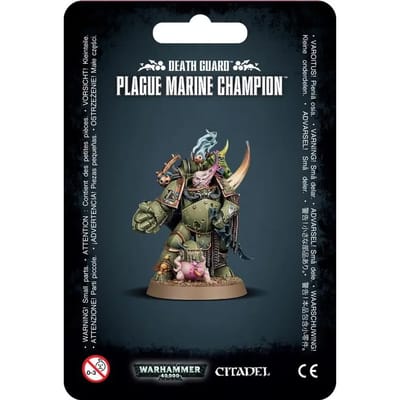 8-delig beeldje Games Workshop Warhammer 40k - Death Guard Plague Marine Champion