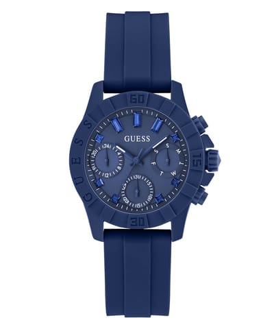 Guess Sportstar GW0775L4 Horloge - Siliconen - Blauw - Ø 38 mm