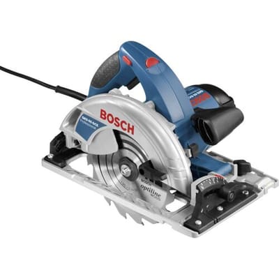 Bosch Professional GKS 65 GCE Cirkelzaagmachine - Afzuigadapter, HM-zaagblad 190 mm Ø, inbusstiftsleutel SW 5