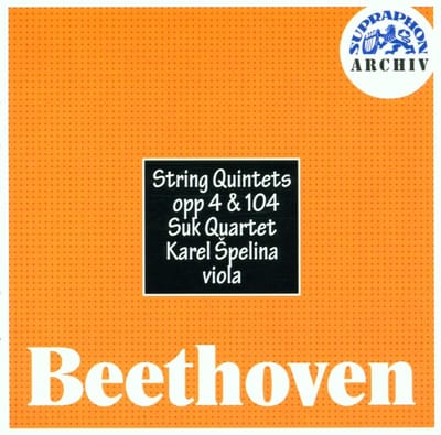 Karel Spelina, Suk Quartet - Beethoven: String Quintets opp 4 & 104 (CD)
