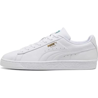 PUMA Suede Leather - Wit- Heren, Wit 46