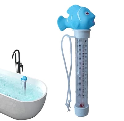 Drijvende Thermometer - Watermeter Cartoon - Zwembad Temperatuur - Anti-Condens Ontwerp - 21 Centimeter - Meerdere Kleuren