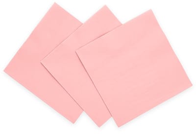 20x Servetten Lichtroze 3-Laags 33 x 33cm – Feestelijke Papieren Servetten – Sterk & Zacht