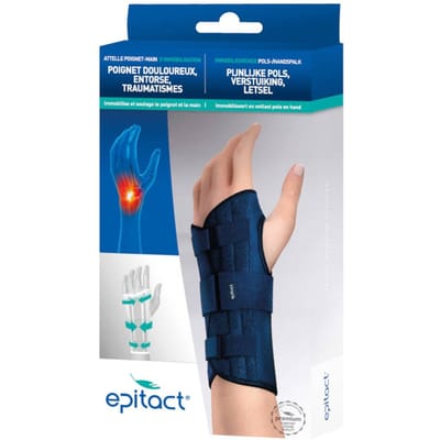 Epitact® Immobiliserende Pols-/Handspalk Pijnlijke Polls - Verstuiking Letsel Rechts Small 1 Verband(en)