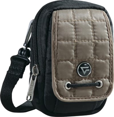 Vanguard Hawaii 6A Zwart/bruin - Draagriem- Musketon haak - Binnenmaten 9,5 x 5,8 x 2.2 cm