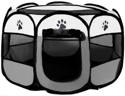 CLVP® Kattenren Binnen en Buiten - Dierenren - Grijs en wit