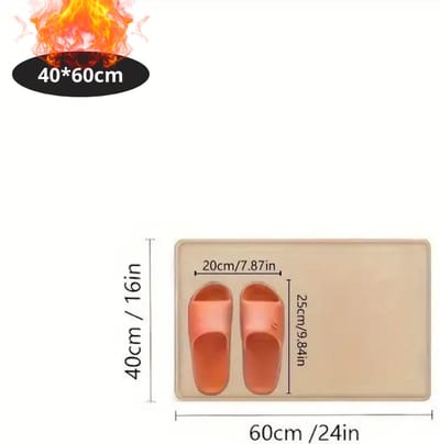 Nivard Badmat - Douchemat - Antislip - Wc Mat - Toiletmat - Badkamermat - Beige - 40x60