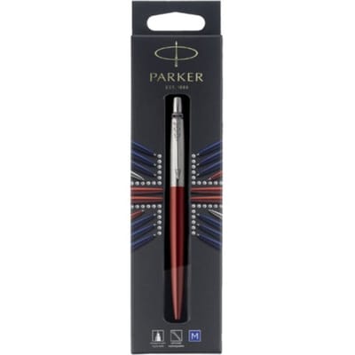 Parker Jotter Ballpoint Pen | Kensington Red | Medium Point Blue Ink