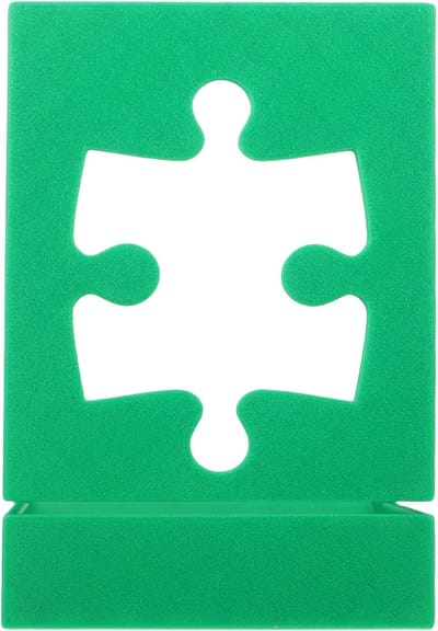 Puzzel Displaystandaard - Dekselhouder Organizer - Puzzel Referentie - Brede Compatibiliteit - 135 x 10 x 01 cm - Groen