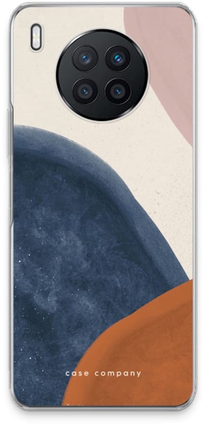 Case Company® - Hoesje geschikt voor Huawei Nova 8i hoesje - Geo #1 - Soft Cover Telefoonhoesje - Bescherming aan alle Kanten en Schermrand
