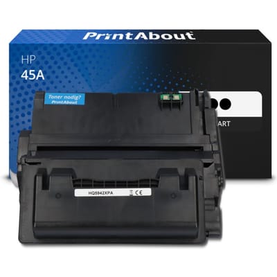 PrintAbout huismerk Toner 45A (Q5945AD) Zwart Multipack Geschikt voor HP