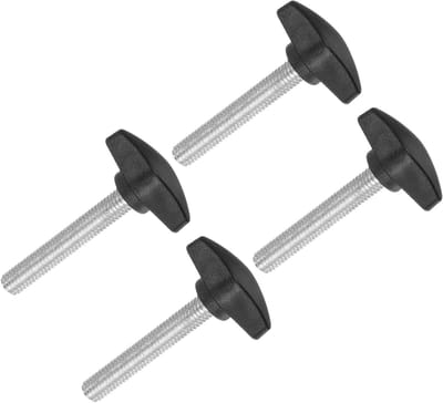 Duurzame Plastic T Thumb Klem Schroeven met M8 x 45mm Draad voor Machine Lathes - 4 Stuks voor Verbeterde Grip en Gebruiksgemak