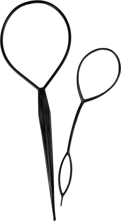 Scoby - Haarstyling Set - Haar accessoires - Haartools - Haarlussen - Kappers accessoire - Haar lussen - Staart maken - Hair Loop Tool Set - Zwart