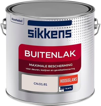 Sikkens - Buitenlak Hoogglans - Cn.01.81 - Mengverf - 2,5 L