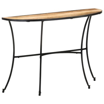 vidaXL - Bijzettafel - 110x40x77 - cm - massief - mangohout