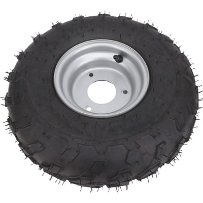 145 70 6 145x70 6 Band Rubber Aluminiumlegering Antislip Explosiebestendig 6 Inch Wielband met Velg voor ATV UTV gray