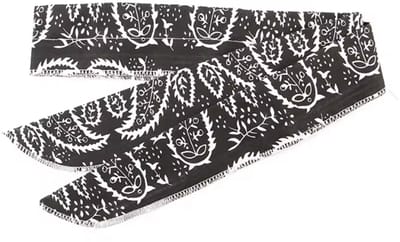 Honden shawl - Honden bandana - Hondensjaaltje - Bandana voor de hond - Zwart - Oranje bandana - Hip sjaaltje voor jouw hond - Universeel - van CHPN