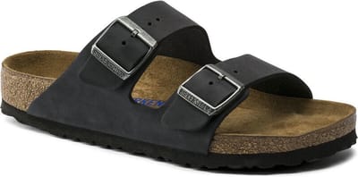 Birkenstock Arizona FL WB Narrow Unisex Slippers - Black - Maat 45